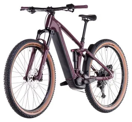 VTT Électrique Tout-Suspendu Cube Stereo Hybrid One22 Pro 800 Shimano Cues 10V 800 Wh 29'' Rouge Amarone 2025 JARDINS LOISIRS