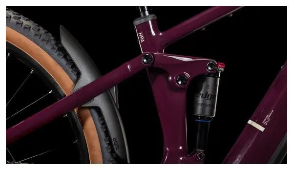 VTT Électrique Tout-Suspendu Cube Stereo Hybrid One22 Pro 800 Shimano Cues 10V 800 Wh 29'' Rouge Amarone 2025 JARDINS LOISIRS