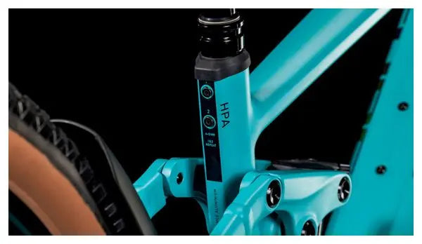 VTT Électrique Tout-Suspendu Cube Stereo Hybrid One44 EX 800 Shimano Deore/Deore XT 12V 800 Wh 29'' Bleu Scuba 2025 JARDINS LOISIRS