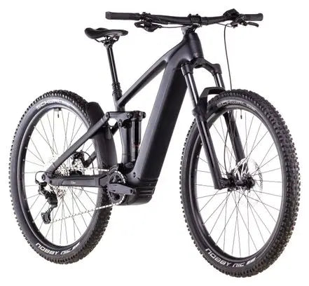VTT Électrique Tout-Suspendu Cube Stereo Hybrid One44 EX 800 Shimano Deore/Deore XT 12V 800 Wh 29'' Noir Blackline 2025 JARDINS LOISIRS