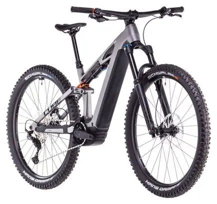 VTT Électrique Tout-Suspendu Cube Stereo Hybrid One44 HPC SLX 800 Shimano Deore XT 12V 800 Wh 29'' Gris Slab 2025 JARDINS LOISIRS