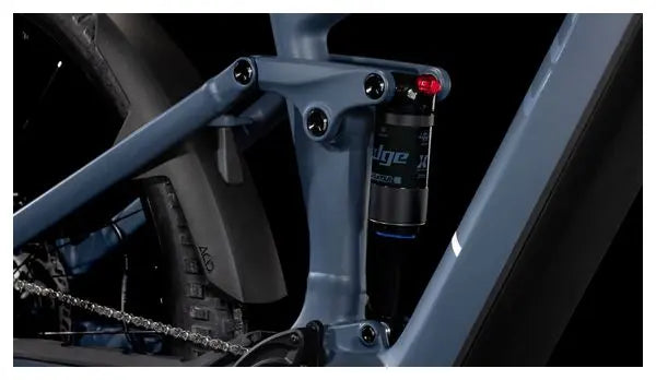 VTT Électrique Tout-Suspendu Cube Stereo Hybrid One44 Pro 800 Shimano Cues 11V 800 Wh 29'' Bleu Gris Ink 2025 JARDINS LOISIRS