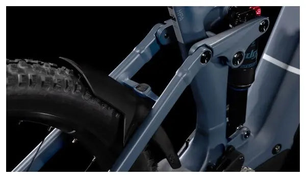 VTT Électrique Tout-Suspendu Cube Stereo Hybrid One44 Pro 800 Shimano Cues 11V 800 Wh 29'' Bleu Gris Ink 2025 JARDINS LOISIRS