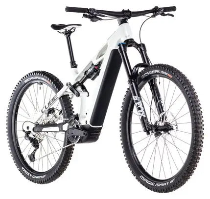 VTT Électrique Tout-Suspendu Cube Stereo Hybrid One77 HPC SLX 800 Shimano Deore XT 12V 800 Wh 29''/27.5'' Beige Desert Stone Vert 2025 JARDINS LOISIRS