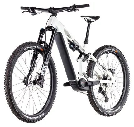 VTT Électrique Tout-Suspendu Cube Stereo Hybrid One77 HPC SLX 800 Shimano Deore XT 12V 800 Wh 29''/27.5'' Beige Desert Stone Vert 2025 JARDINS LOISIRS