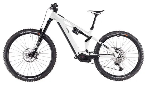 VTT Électrique Tout-Suspendu Cube Stereo Hybrid One77 HPC SLX 800 Shimano Deore XT 12V 800 Wh 29''/27.5'' Beige Desert Stone Vert 2025 JARDINS LOISIRS
