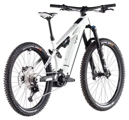 VTT Électrique Tout-Suspendu Cube Stereo Hybrid One77 HPC SLX 800 Shimano Deore XT 12V 800 Wh 29''/27.5'' Beige Desert Stone Vert 2025 JARDINS LOISIRS