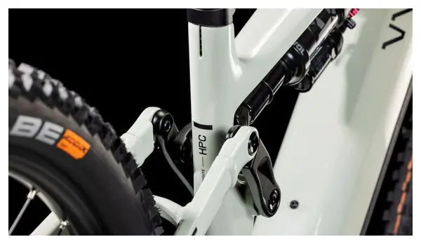 VTT Électrique Tout-Suspendu Cube Stereo Hybrid One77 HPC SLX 800 Shimano Deore XT 12V 800 Wh 29''/27.5'' Beige Desert Stone Vert 2025 JARDINS LOISIRS