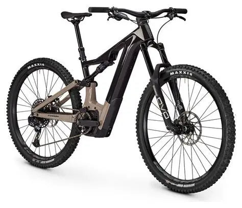VTT Électrique Tout-Suspendu Focus JAM² 8.7 Sram NX/SX 12V 625Wh 29'' Noir/Marron 2024 JARDINS LOISIRS
