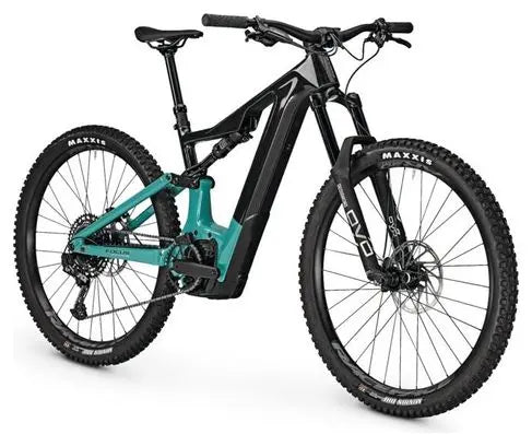 VTT Électrique Tout-Suspendu Focus JAM² 8.7 Sram NX/SX 12V 625Wh 29'' Noir/Vert 2024 JARDINS LOISIRS