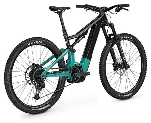 VTT Électrique Tout-Suspendu Focus JAM² 8.7 Sram NX/SX 12V 625Wh 29'' Noir/Vert 2024 JARDINS LOISIRS
