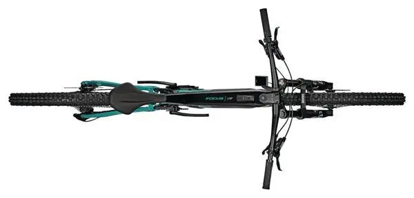 VTT Électrique Tout-Suspendu Focus JAM² 8.7 Sram NX/SX 12V 625Wh 29'' Noir/Vert 2024 JARDINS LOISIRS