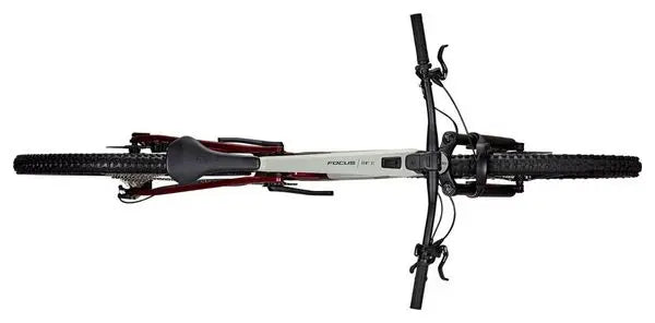 VTT Électrique Tout-Suspendu Focus VAM² SL 8.7 Shimano Deore 12V 430Wh 29'' Gris Rouge 2025 JARDINS LOISIRS