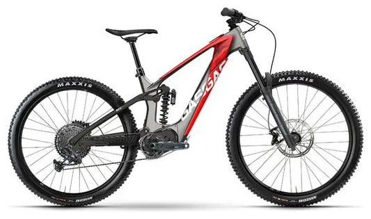 VTT Electrique Tout-Suspendu GasGas ECC 4 Sram GX Eagle 12V 630Wh 29'' Rouge Gris Noir JARDINS LOISIRS