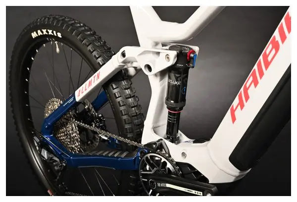VTT Électrique Tout-Suspendu Haibike AllMtn 7 Shimano SLX 12V 720 Wh 29/27.5'' Gris Bleu 2024 JARDINS LOISIRS