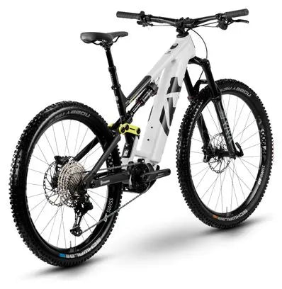 VTT Electrique Tout-Suspendu Husqvarna Mountain Cross MC3 Shimano Deore 12V 630 Wh 29/27.5'' Blanc JARDINS LOISIRS