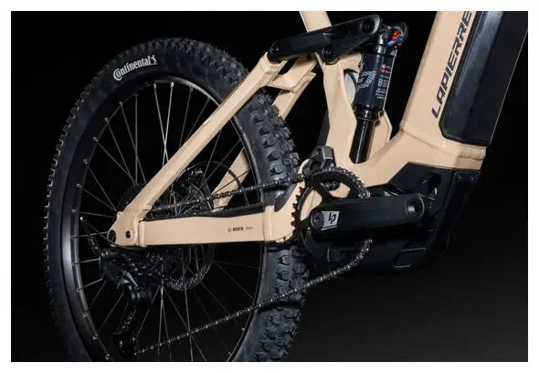 VTT Electrique Tout-Suspendu Lapierre Overvolt AM 4.6 Shimano Cues 10V 600Wh MX (29/27.5'') Beige 2025 JARDINS LOISIRS