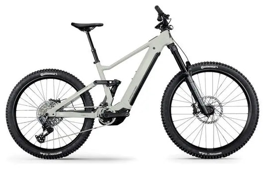 VTT Electrique Tout-Suspendu Lapierre Overvolt AM 7.8 Sram S1000 AXS T-Type 12V 800Wh MX (29/27.5'') Gris 2025 JARDINS LOISIRS