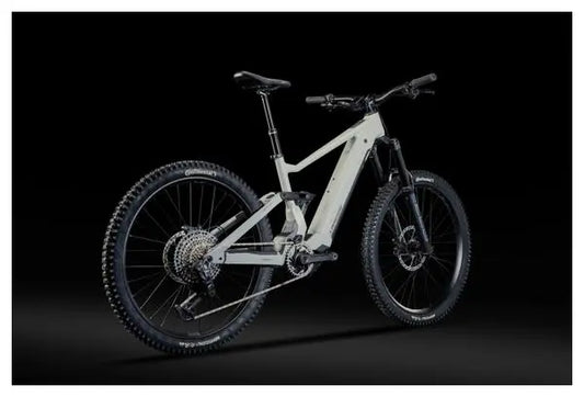 VTT Electrique Tout-Suspendu Lapierre Overvolt AM 7.8 Sram S1000 AXS T-Type 12V 800Wh MX (29/27.5'') Gris 2025 JARDINS LOISIRS