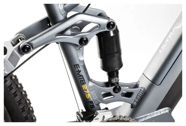 VTT Electrique Tout Suspendu Moma Bikes E-MTB 27.5'' Shimano Altus 8V Gris JARDINS LOISIRS