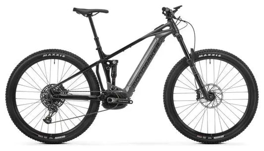 VTT Électrique Tout-Suspendu Mondraker Chaser Sram SX Eagle 12V 625Wh 29'' Gris Noir 2025 JARDINS LOISIRS