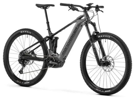 VTT Électrique Tout-Suspendu Mondraker Chaser Sram SX Eagle 12V 625Wh 29'' Gris Noir 2025 JARDINS LOISIRS