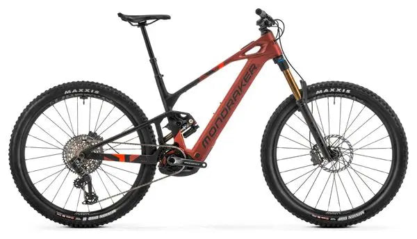 VTT Électrique Tout-Suspendu Mondraker Crafty Carbon RR Sram GX AXS T-Type 12V 800 Wh 29'' Marron Noir 2025 JARDINS LOISIRS