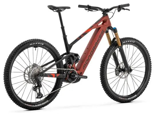 VTT Électrique Tout-Suspendu Mondraker Crafty Carbon RR Sram GX AXS T-Type 12V 800 Wh 29'' Marron Noir 2025 JARDINS LOISIRS