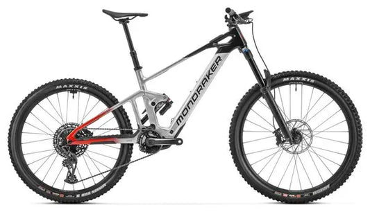 VTT Electrique Tout-Suspendu Mondraker Dune R Sram GX/NX Eagle 12V MX (29/27.5'') Gris Rouge Noir 2025 JARDINS LOISIRS