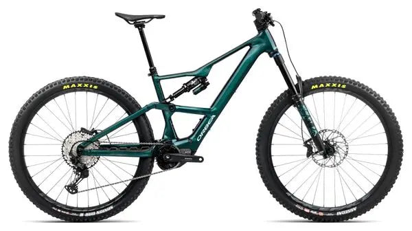 VTT Électrique Tout-Suspendu Orbea Rise LT H10 Shimano Deore XT/SLX 12V 630 Wh 29'' Vert Escape Splash Ice 2025 JARDINS LOISIRS
