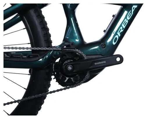 VTT Électrique Tout-Suspendu Orbea Rise LT H10 Shimano Deore XT/SLX 12V 630 Wh 29'' Vert Escape Splash Ice 2025 JARDINS LOISIRS