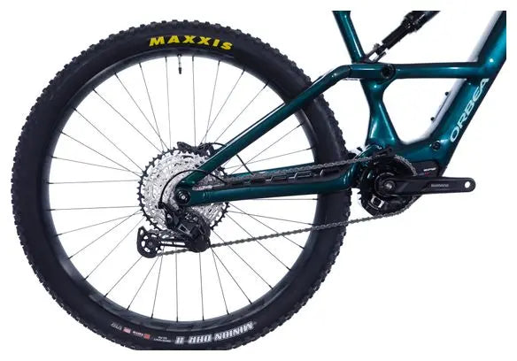 VTT Électrique Tout-Suspendu Orbea Rise LT H20 Shimano Deore/SLX 12V 630 Wh 29'' Vert Escape Splash Ice 2025 JARDINS LOISIRS