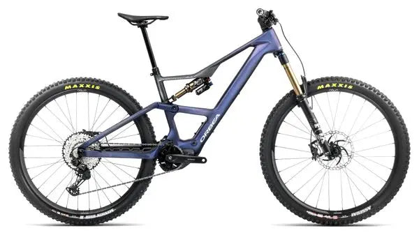 VTT Électrique Tout-Suspendu Orbea Rise LT M10 Shimano Deore XT/SLX 12V 630 Wh 29'' Bleu Tanzanite Carbon View 2025 JARDINS LOISIRS