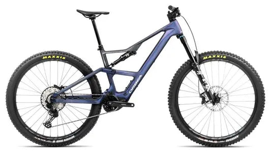 VTT Électrique Tout-Suspendu Orbea Rise LT M20 Shimano SLX 12V 630 Wh 29'' Bleu Tanzanite Carbon View 2025 JARDINS LOISIRS