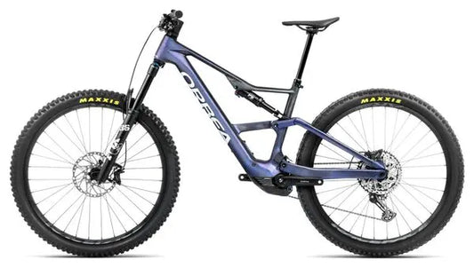 VTT Électrique Tout-Suspendu Orbea Rise LT M20 Shimano SLX 12V 630 Wh 29'' Bleu Tanzanite Carbon View 2025 JARDINS LOISIRS