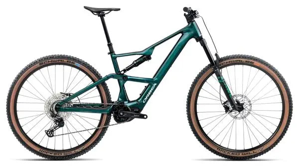 VTT Électrique Tout-Suspendu Orbea Rise SL H30 Shimano Deore 12V 540 Wh 29'' Vert Escape Splash Ice 2026 JARDINS LOISIRS
