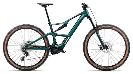 VTT Électrique Tout-Suspendu Orbea Rise SL H30 Shimano Deore 12V 540 Wh 29'' Vert Escape Splash Ice 2026 JARDINS LOISIRS