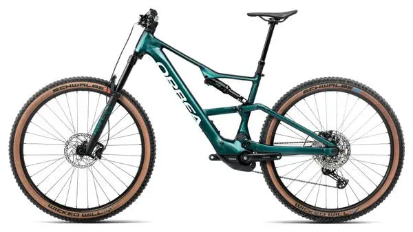 VTT Électrique Tout-Suspendu Orbea Rise SL H30 Shimano Deore 12V 540 Wh 29'' Vert Escape Splash Ice 2026 JARDINS LOISIRS
