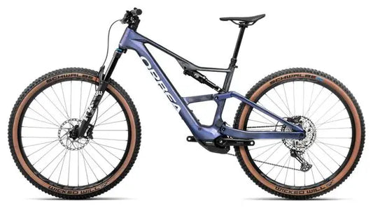 VTT Électrique Tout-Suspendu Orbea Rise SL M20 Shimano SLX 12V 630 Wh 29'' Bleu Tanzanite Carbon View 2025 JARDINS LOISIRS