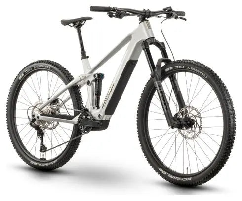 VTT Électrique Tout-Suspendu Raymon Airok Shimano Deore 12V 400Wh 29'' Gris 2025 JARDINS LOISIRS