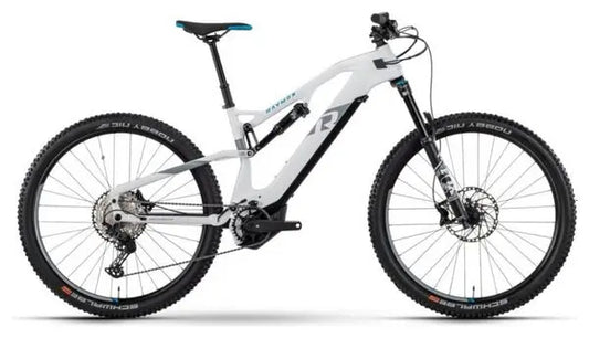 VTT Électrique Tout Suspendu Raymon FullRay 150E 10.0 Shimano SLX 12V 630Wh 29'' White JARDINS LOISIRS