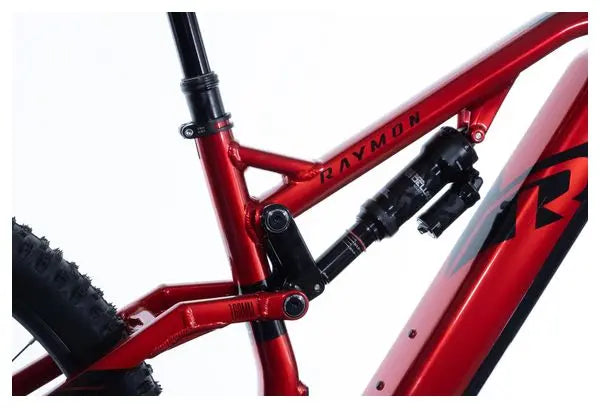 VTT Électrique Tout-Suspendu Raymon TrailRay 160E 10.0 Sram SX 12V 720 Wh 29'' Rouge JARDINS LOISIRS