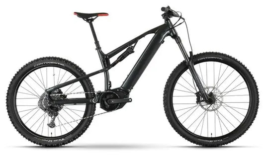 VTT Electrique Tout-Suspendu Raymon TrailRay 160E 7.0 SE Tektro 9V 630Wh MX (29/27.5'') Noir 2024 JARDINS LOISIRS