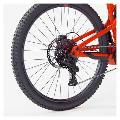 VTT Électrique Tout-Suspendu Rockrider E-Expl 520 S Microshift Advent 10V 500Wh 29'' Rouge Vif 2024 JARDINS LOISIRS
