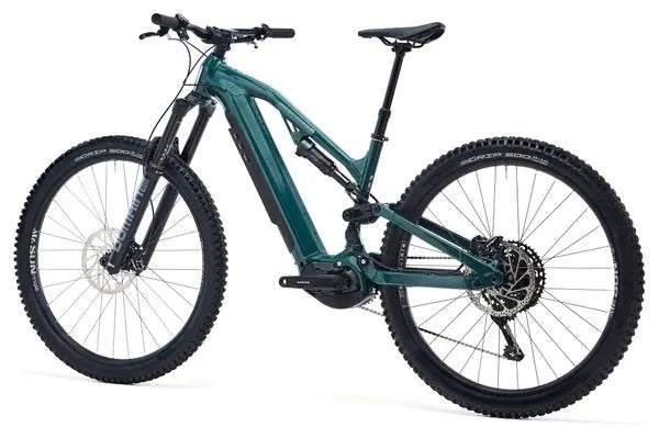 VTT Électrique Tout-Suspendu Rockrider E-Feel 900S Shimano Cues Di2 11V 630Wh 29'' Vert 2024 JARDINS LOISIRS