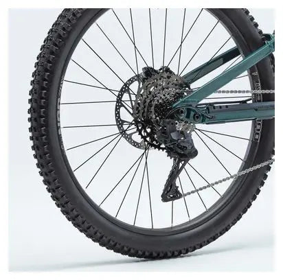 VTT Électrique Tout-Suspendu Rockrider E-Feel 900S Shimano Cues Di2 11V 630Wh 29'' Vert 2024 JARDINS LOISIRS