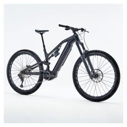 VTT Électrique Tout-Suspendu Rockrider E-Feel 900S Team Edition Shimano XT Di2 12V 630Wh 29'' Noir 2024 JARDINS LOISIRS