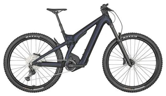 VTT Electrique Tout-Suspendu Scott Patron eRide 920 Shiamno XT/Deore 12V 750Wh 29'' Bleu JARDINS LOISIRS