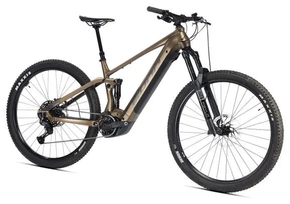 VTT Électrique Tout-Suspendu Sunn Charger S2 Shimano Deore XT 11V 625 Wh 29'' Beige JARDINS LOISIRS
