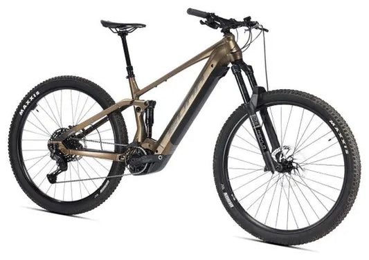 VTT Électrique Tout-Suspendu Sunn Charger S2 Shimano Deore XT 11V 625 Wh 29'' Beige JARDINS LOISIRS